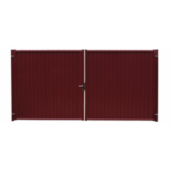 Ворота Эстет PE RAL 3005, 3.6*2.00 м Ворота Эстет PE RAL 3005, 3.6*2.00 м